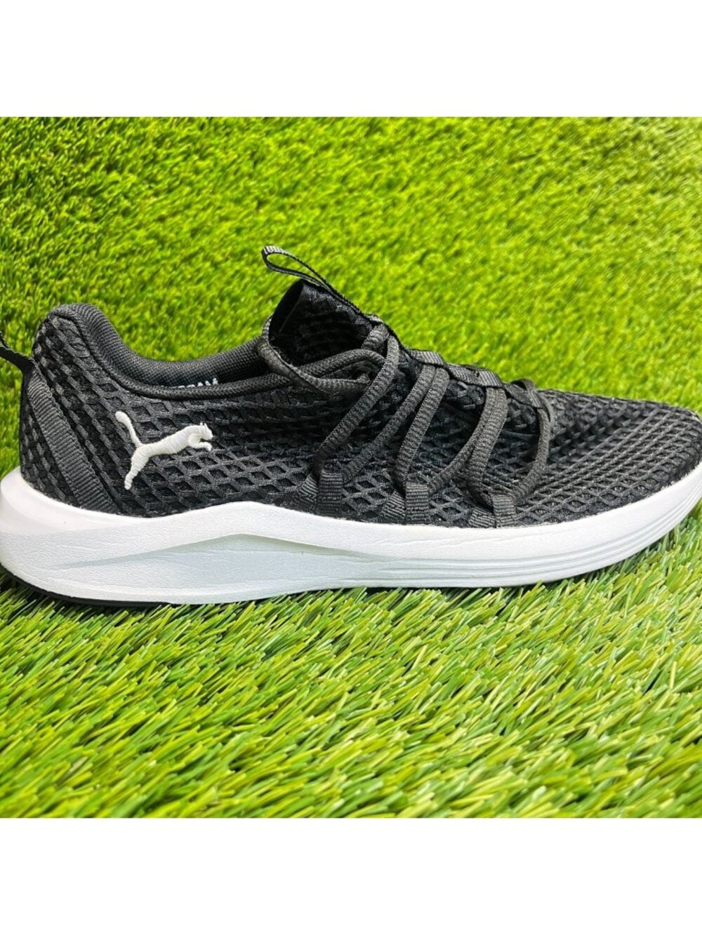 Puma Prowl Alt Womens Size 9.5 Black White Athletic Training Shoes Sneaker